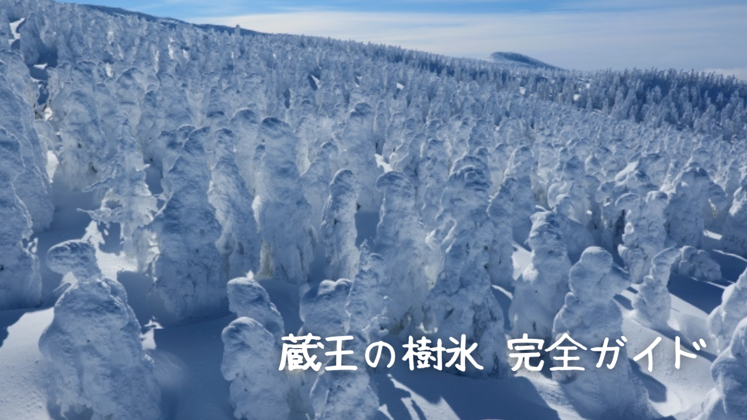 蔵王の樹氷 完全ガイド：見頃、アクセス、楽しみ方、撮影のコツまで - げんきの気ままなブログ