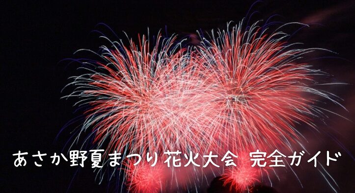 【2025年最新】あさか野夏まつり花火大会 完全ガイド！駐車場・穴場・交通規制まとめ
